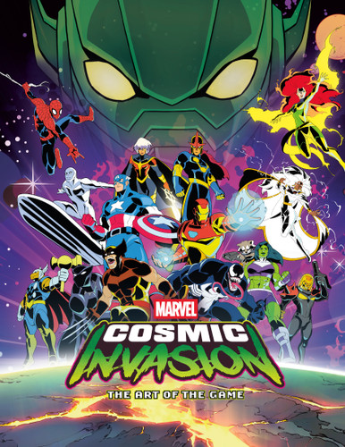 MARVEL Cosmic Invasion: The Art of the Game book cover by Tribute Games