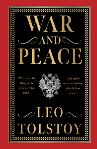 War and Peace (Deluxe Hardbound Edition) book cover by Leo Tolstoy