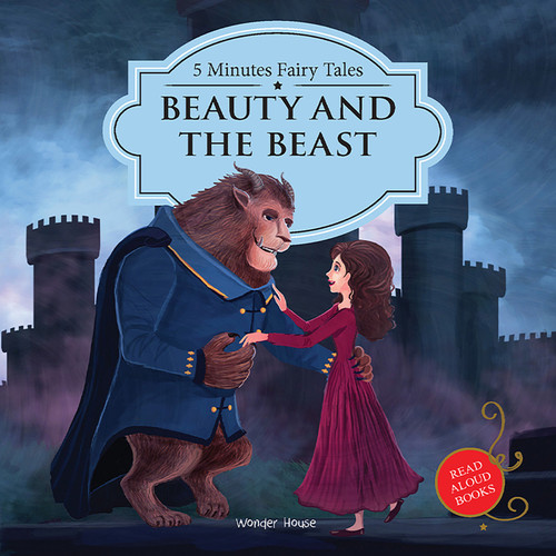 5 Minutes Fairy Tales Beauty and the Beast : Abridged Fairy Tales For Children book cover by Wonder House Books