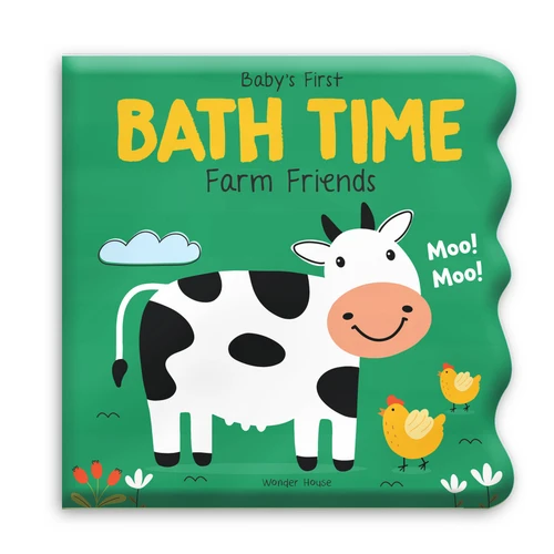 Baby's First Bath Time: Farm Friends book cover by Wonder House Books