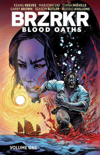 BRZRKR: Blood Oaths Vol. 1 (BRZRKR) book cover by Keanu Reeves, China Miéville, Marjorie Liu