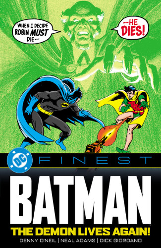 DC Finest: Batman: The Demon Lives Again! book cover by Frank Robbins, Dennis O'Neil