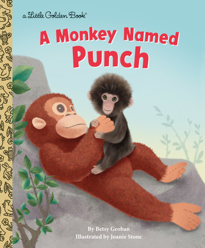 A Monkey Named Punch (Little Golden Book) book cover by Betsy Groban