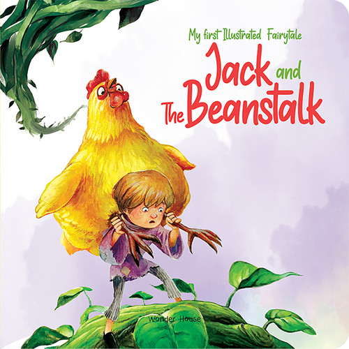 My first Illustrated Fairytale Board Book - Jack and the Beanstalk Board Book book cover by Wonder House Books