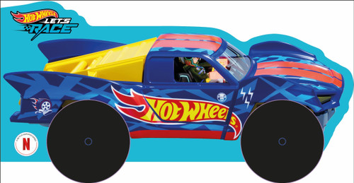 Hot Wheels Let's Race (Wheelie Books) book cover by DK