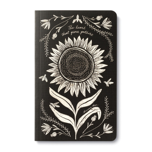 Write Now Journal: "The heart that gives, gathers." -Marianne Moore (Write Now Journals) book cover by COMPENDIUM