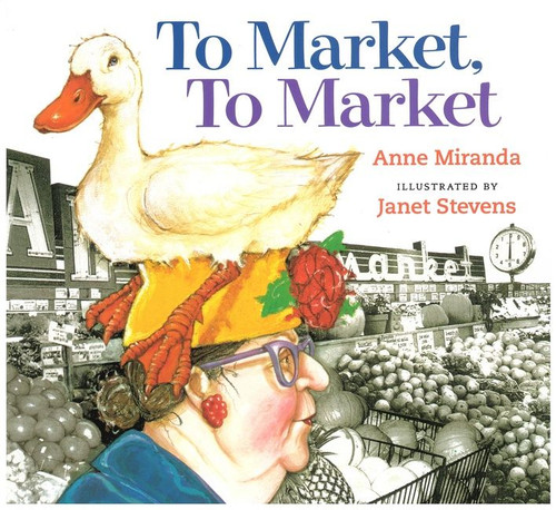 To Market, to Market book cover by Anne Miranda