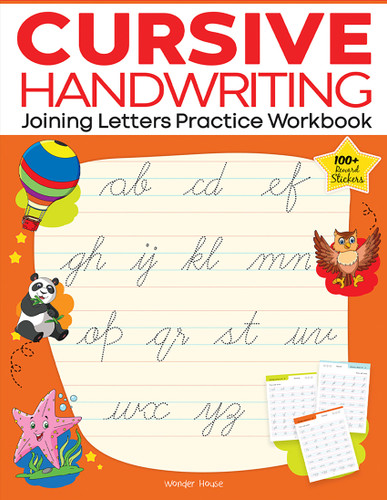 Cursive Handwriting - Joining Letters: Practice Workbook For Children book cover by Wonder House Books