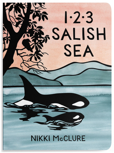 1, 2, 3 Salish Sea: A Counting Book for Toddlers book cover by Nikki McClure