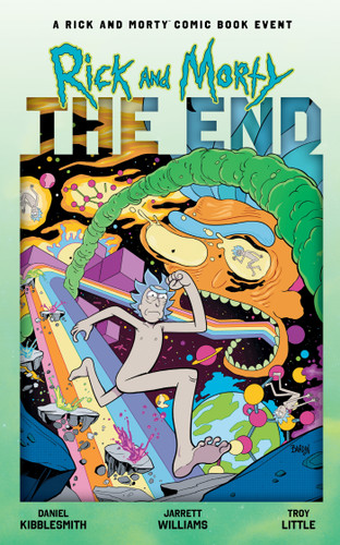 Rick and Morty: The End (Rick and Morty) book cover by Daniel Kibblesmith