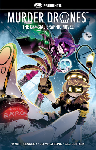 Oni Press Presents: Murder Drones: The Official Graphic Novel (Murder Drones) book cover by Wyatt Kennedy
