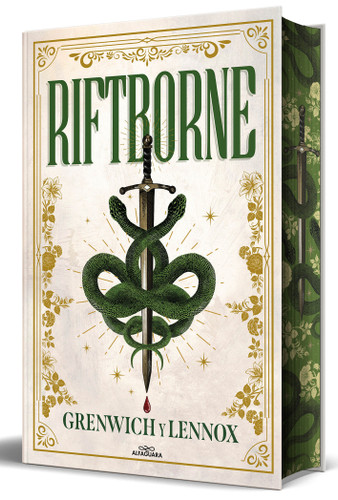 Riftborne (Edicion cantos pintados) / Riftborne (Sprayed Edges Edition) (Trilogía Esprithean) book cover by Parker Lennox, Bree Grenwich