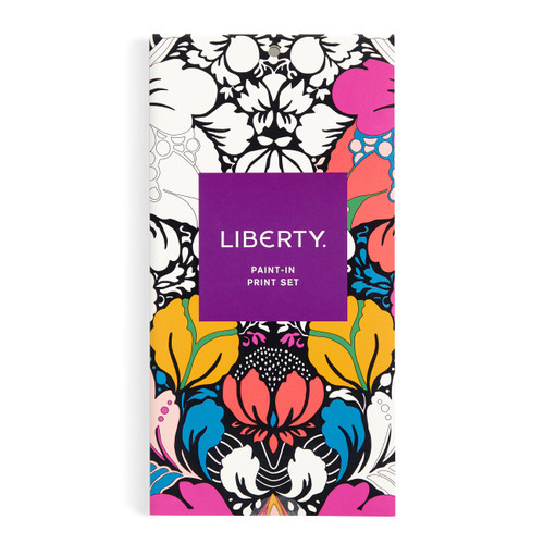 Liberty Paint-In Print Set book cover by Galison