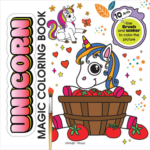 Unicorn Magic Coloring Book book cover by Wonder House Books