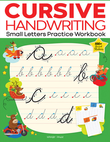Cursive Handwriting - Small Letters: Practice Workbook For Children book cover by Wonder House Books