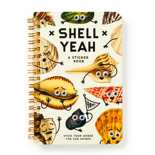 Shell Yeah Sticker Book (A Brass Monkey Sticker Book) book cover by Brass Brass Monkey