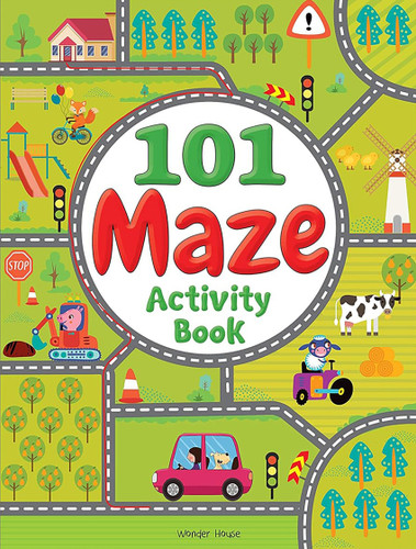 101 Maze Activity Book: Fun Activity Book For Children book cover by Wonder House Books