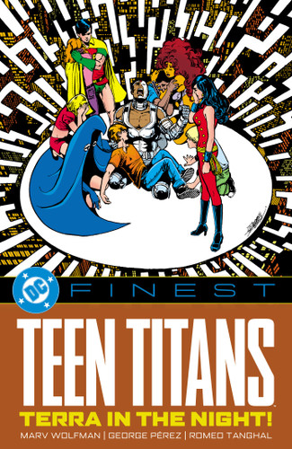 DC Finest: Teen Titans: Terra in the Night! book cover by Marv Wolfman
