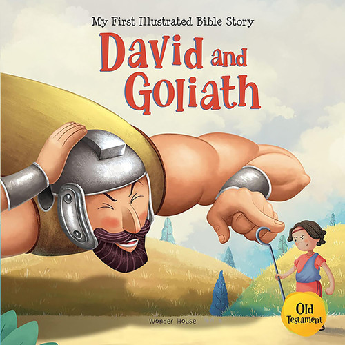 My First Illustrated Bible Story: David and Goliath book cover by Wonder House Books