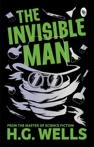 Invisible Man , The book cover by H.G. Wells
