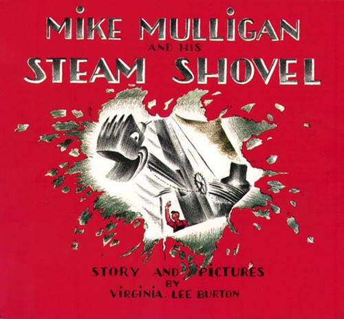 Mike Mulligan and His Steam Shovel (Read Along Book & Cassette #5) book cover by Virginia Lee Burton