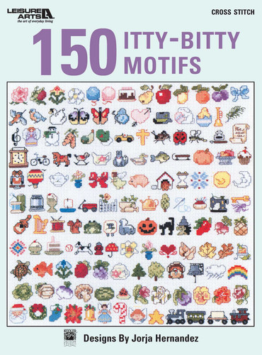 150 Itty-Bitty Motifs book cover by Jorja Hernandez
