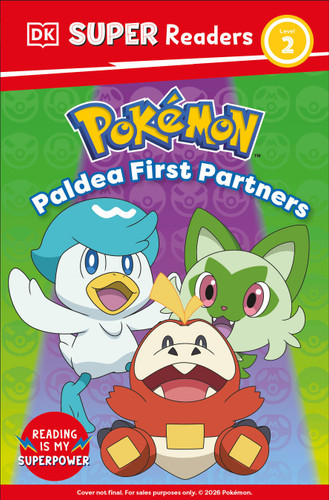 DK Super Readers Level 2 Pokémon Paldea First Partners (DK Super Readers) book cover by DK