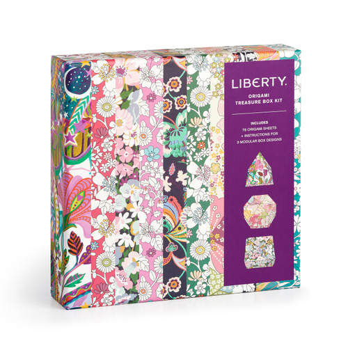 Liberty Origami Treasure Box Kit book cover by Galison