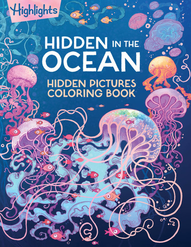 Hidden in the Ocean: Hidden Pictures Coloring Book book cover by 