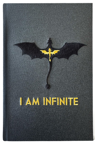 Stitched Empyrean Journal: I Am Infinite Edition book cover by Rebecca Yarros