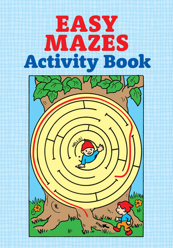 Easy Mazes Activity Book (Dover Little Activity Books: Puzzles) book cover by Anna Pomaska