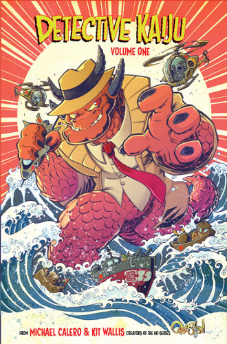 Detective Kaiju Vol.1 1st Print Edition book cover by Michael Calero
