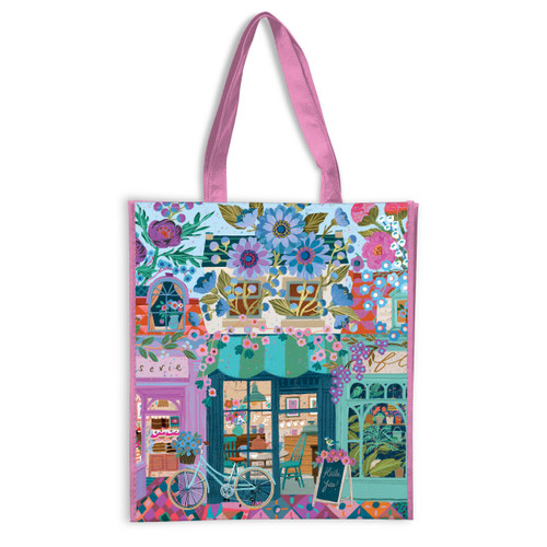 Open For Blossoms Reusable Shopping Bag book cover by Galison