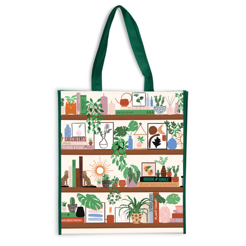 Plant Shelfie Reusable Shopping Bag book cover by Galison