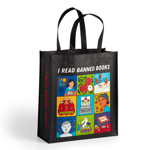 I Read Banned Books Reusable Shopping Bag book cover by Mudpuppy