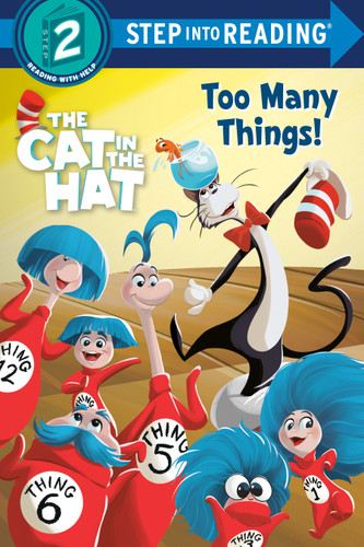 Too Many Things! (The Cat in the Hat Movie) (Step into Reading, Step 2) book cover by Random House