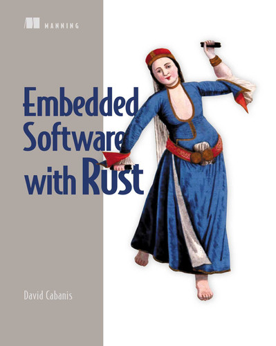 Embedded Software with Rust book cover by David Cabanis