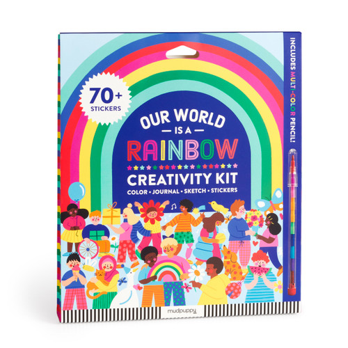 Our World is a Rainbow Creativity Kit book cover by Mudpuppy