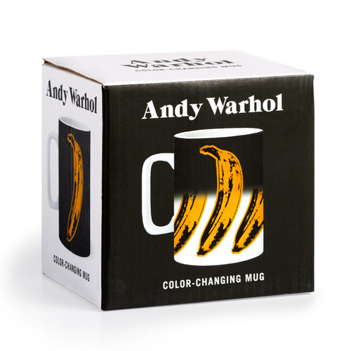 Warhol Banana Color Changing Ceramic Mug book cover by Galison