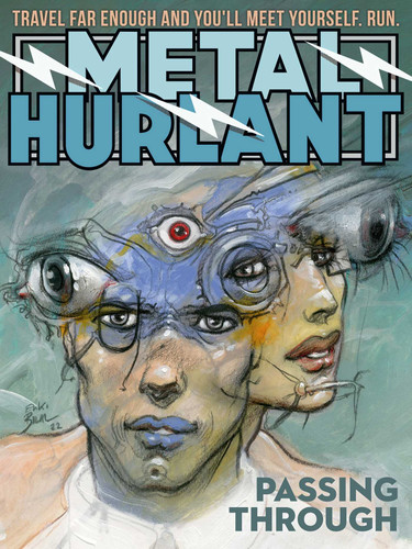Metal Hurlant: Passing Through (Metal Hurlant) book cover by Moebius
