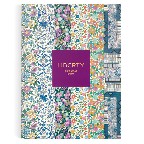 Liberty Gift Wrap Book book cover by Galison