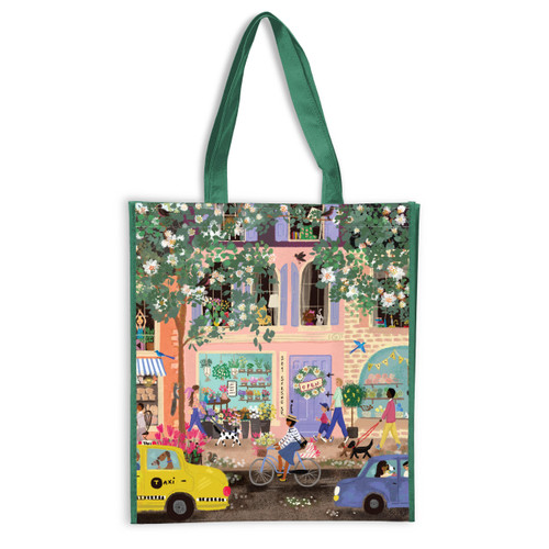 Joy Laforme Spring Street Reusable Shopping Bag book cover by Galison