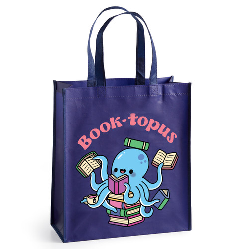 Book-topus Reusable Shopping Bag book cover by Mudpuppy