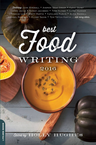 Best Food Writing 2016 book cover by 