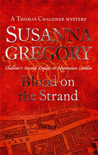 Blood on the Strand book cover by Susanna Gregory