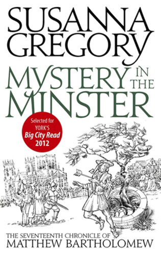 Mystery in the Minster book cover by Susanna Gregory