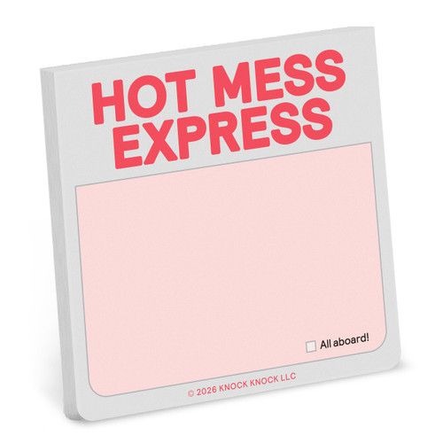 Hot Mess Express Sticky Note (Knock Knock Sticky Notes) book cover by Knock Knock