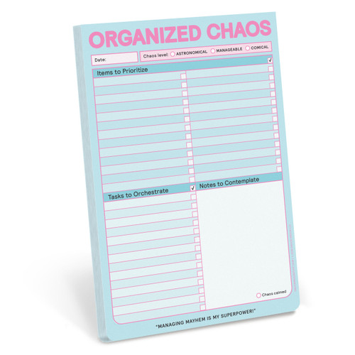 Organized Chaos Knock Knock Pad (Knock Knock Pads) book cover by Knock Knock