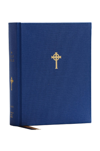 RSV2CE Catholic Bible, Journal Edition, Blue Cloth over Board, Comfort Print book cover by Catholic Bible Press