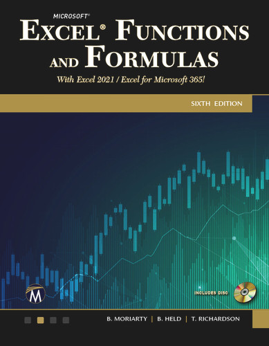 Microsoft Excel Functions and Formulas: With Excel 2021 / Microsoft 365 [9781683928539]